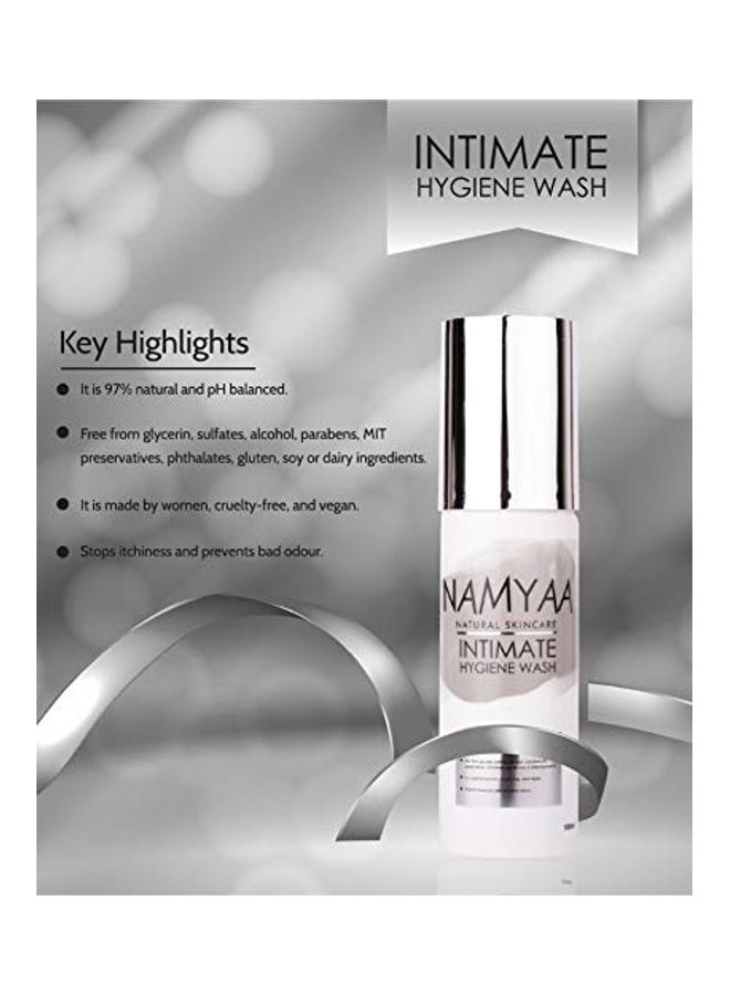 NAMYAA - Intimate Hygiene Wash Clear 100ml - Image 1