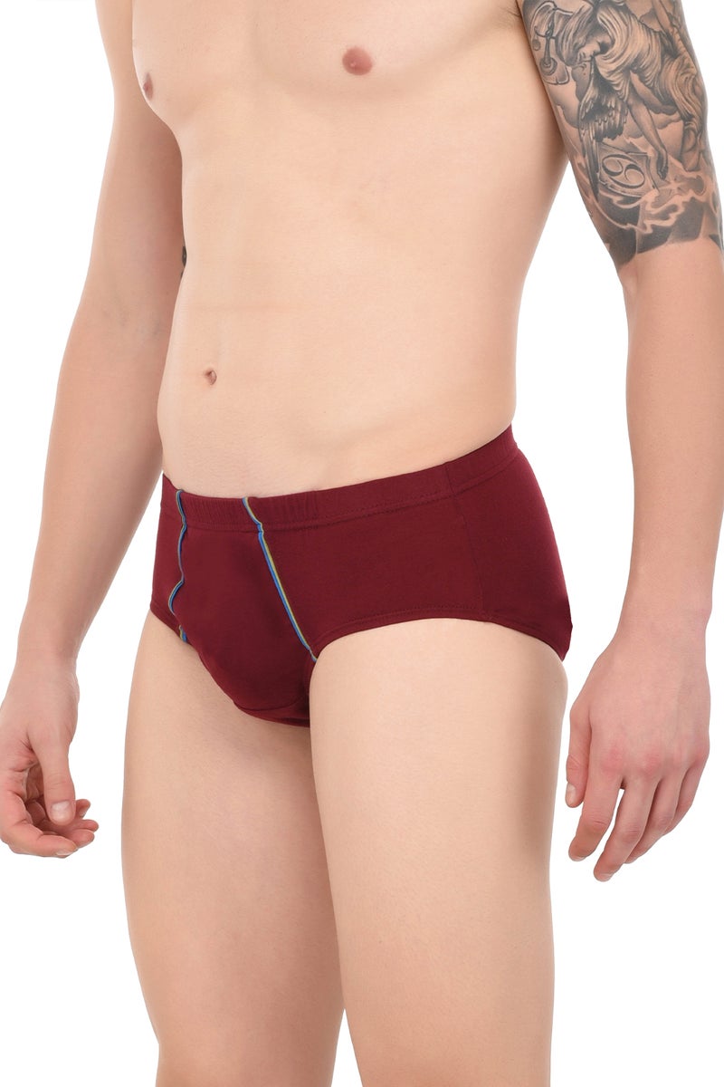 روبا سروال داخلي من روبا للرجال بقصة فرنسية I/E من 3 قطع قياس L متعدد الألوان - Image 1