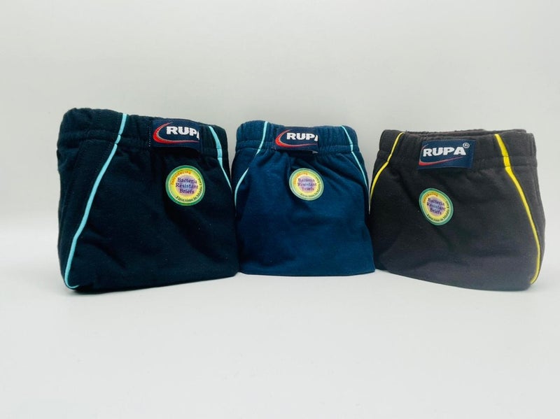 روبا سروال داخلي من روبا للرجال بقصة فرنسية I/E من 3 قطع قياس L متعدد الألوان - Image 3