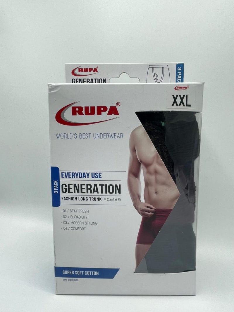 روبا صندوق ملابس رجالي عصري من روبا، 3 قطع، مقاس كبير متعدد الألوان - Image 4