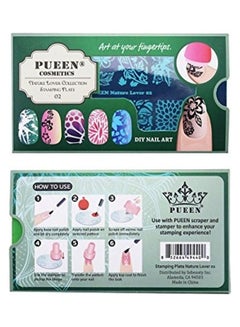 PUEEN Nail Art Stamping Plate Multicolour  - Image 2