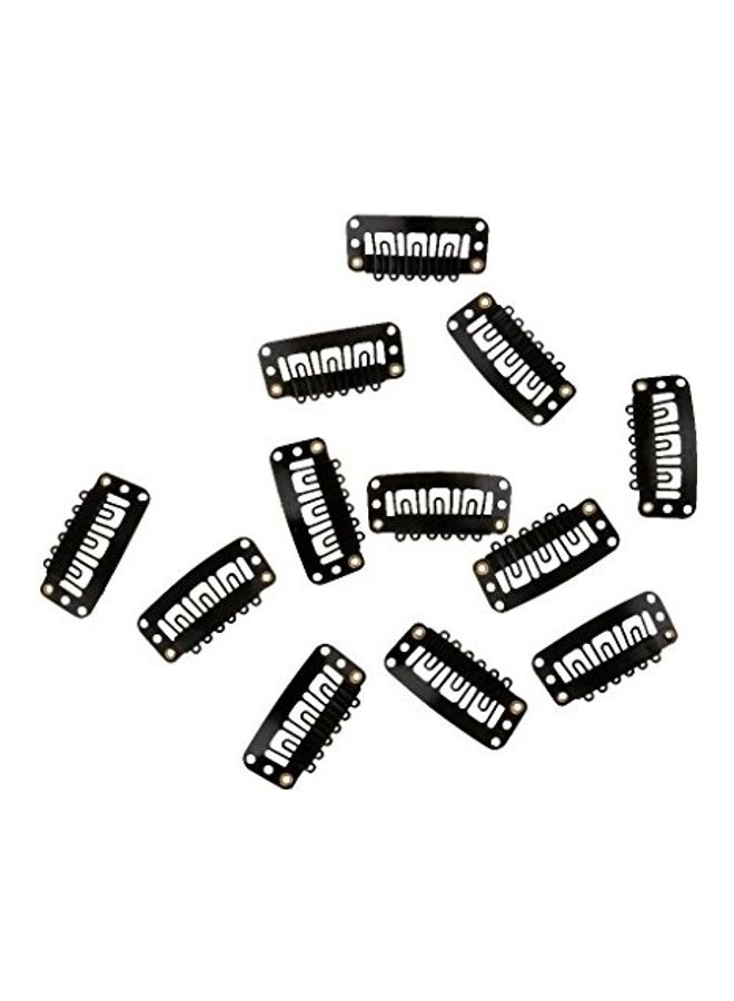 Osking 12-Piece Hair Clip Set Black - Image 1
