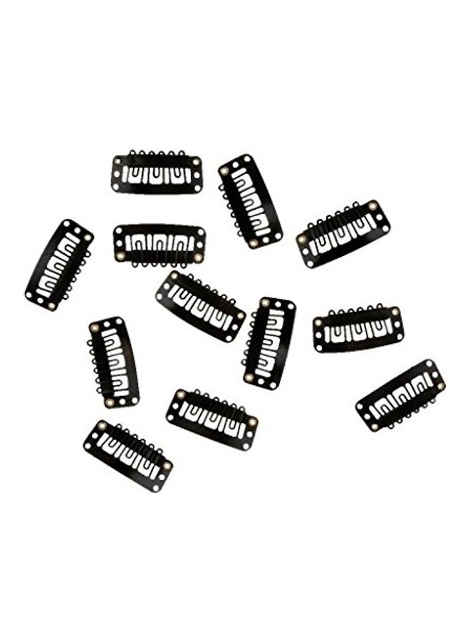 Osking 12-Piece Hair Clip Set Black - Image 3