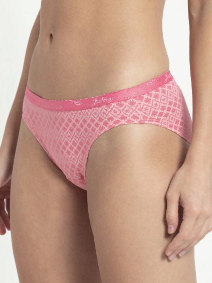 JOCKEY - 2 Pack Of Simple Comfort Bikni Plain Light Printed Assorted - Image 1