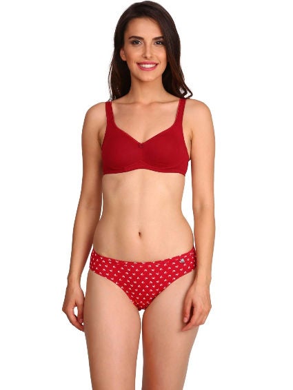 JOCKEY - 3 Pack Of Simple Comfort Bikni Plain Dark Printed Assorted - Image 1
