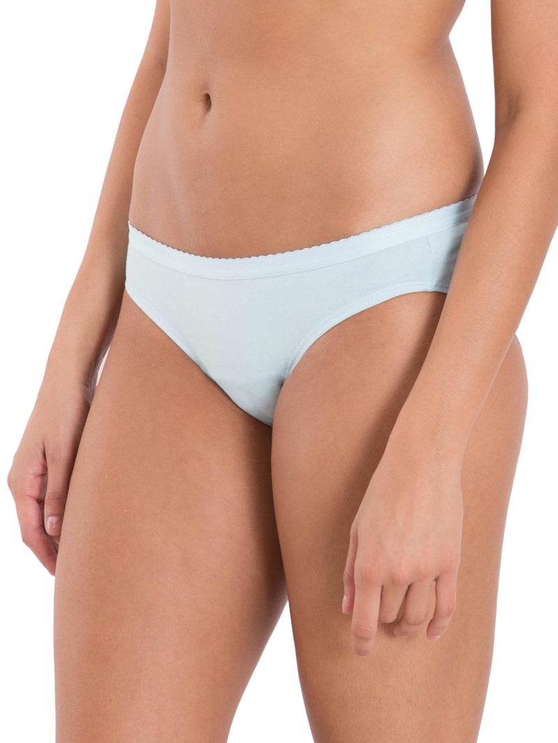 3 Pack Of Simple Comfort Bikni Plain Light Assorted