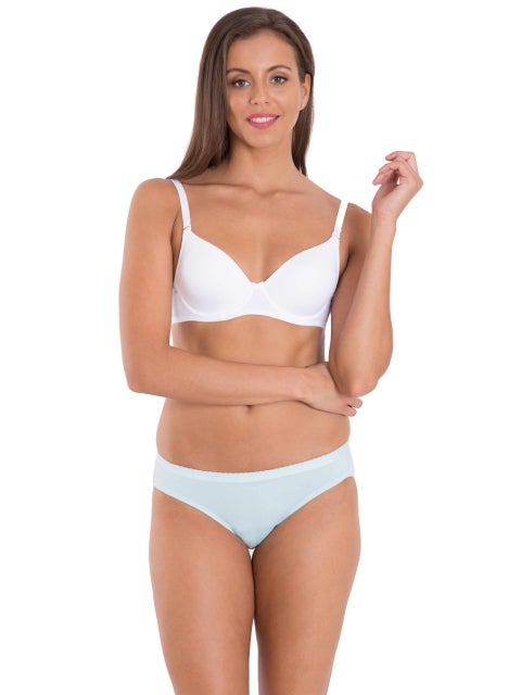 3 Pack Of Simple Comfort Bikni Plain Light Assorted