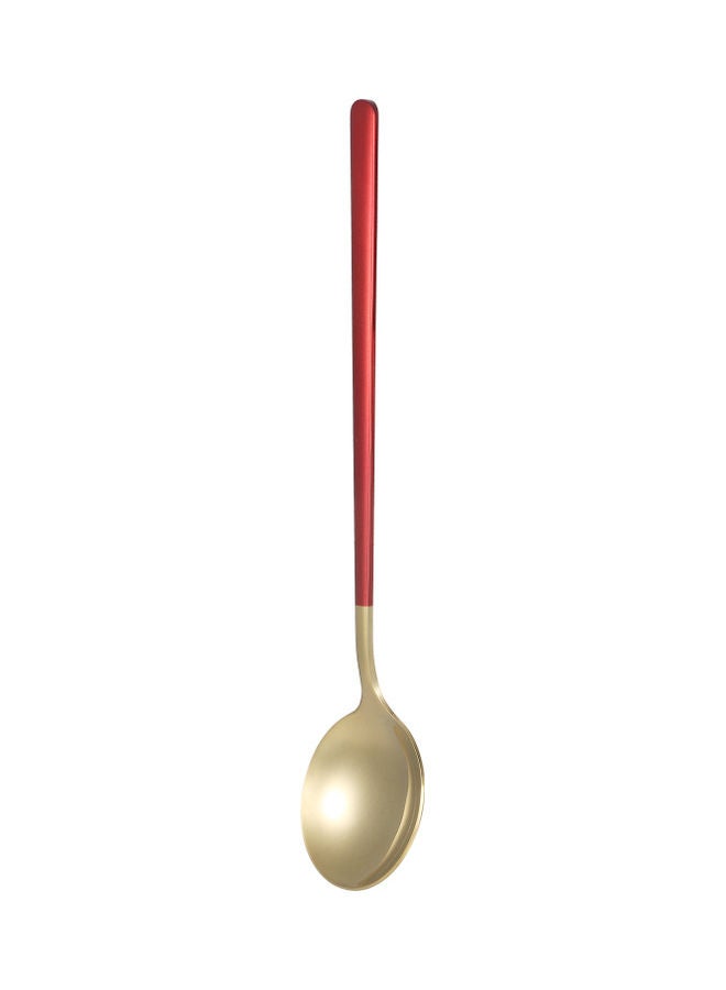Stainless Steel Spoon Gold/Pink  - Image 1