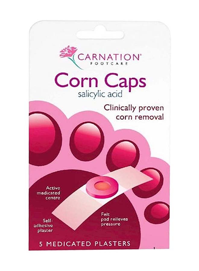 Carnation - Pack Of 5 Corn Caps - Image 1
