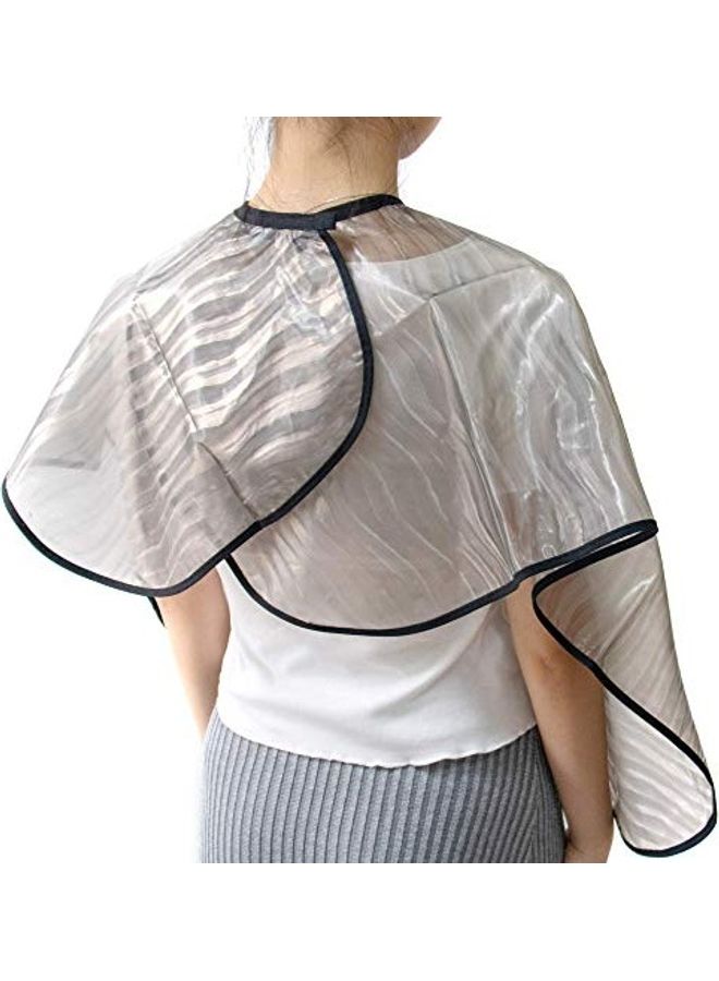 AUEAR - Barber Haircut Cape Silver/Black - Image 1