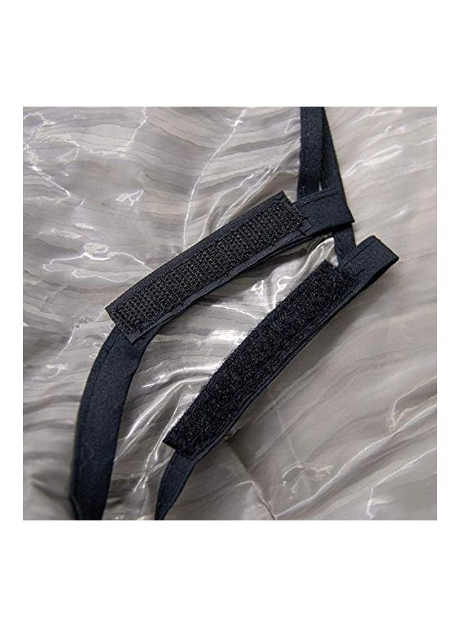 AUEAR - Barber Haircut Cape Silver/Black - Image 1