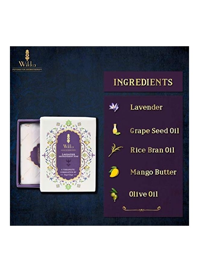 Wikka Lavender Aromatherapy Soap Clear 100grams - Image 4