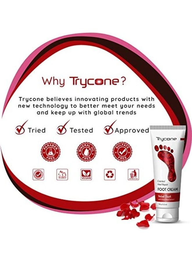 Trycone Cracked Heel Repair Foot Cream White - Image 3