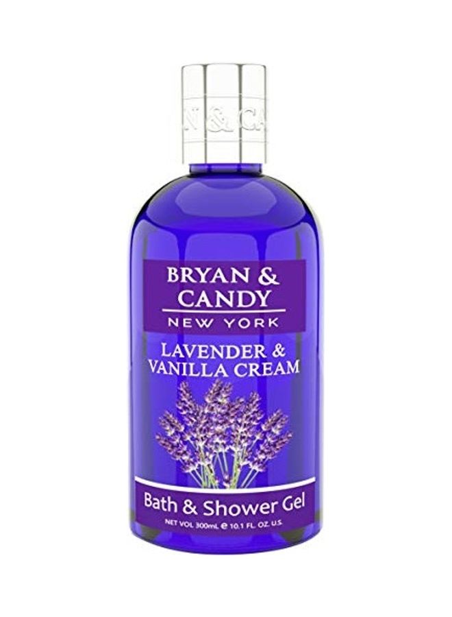 BRYAN & CANDY - Lavender And Vanilla Cream Shower Gel Clear 300ml - Image 1