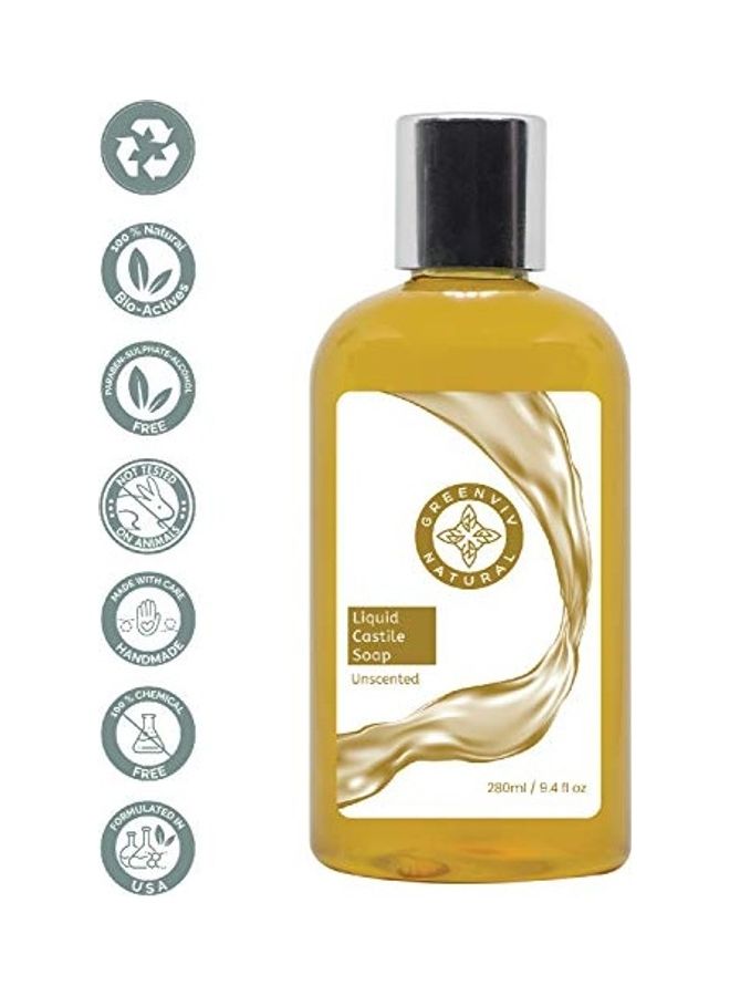 Greenviv Liquid Castile Soap Clear 280ml - Image 5