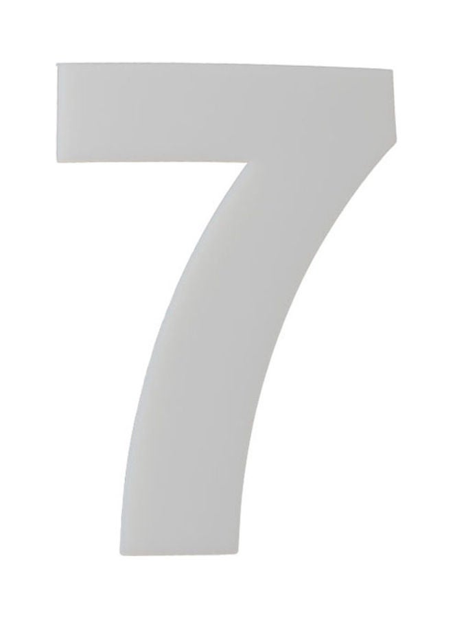 9-Piece Large Number Mold White 21.0x15.0x2.0cm  - Image 2