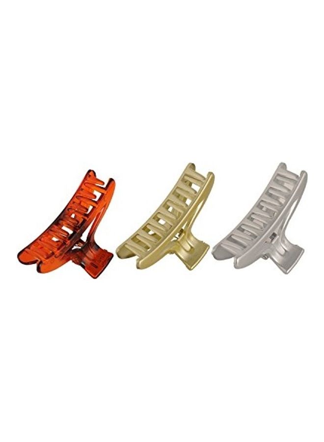 3-Piece Acrylic Clip Set Multicolour - v1626606908/N49238582A_1