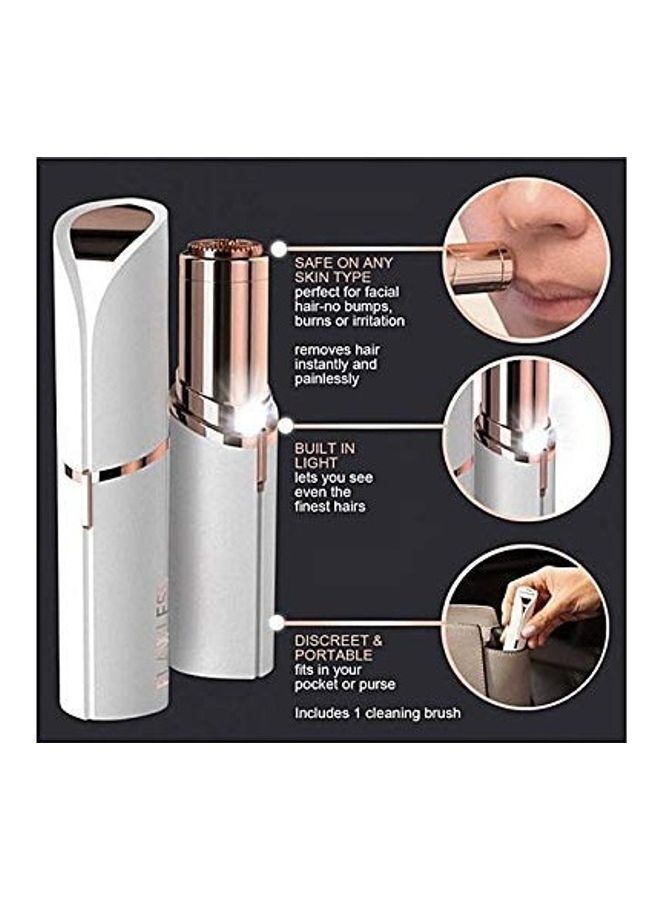 فلوليس مزيل شعر الوجه بدون ألم أبيض/وردي ذهبي - Image 4