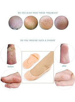 Baskety Silicone Gel Heel Pad Socks Multicolour  - Image 4