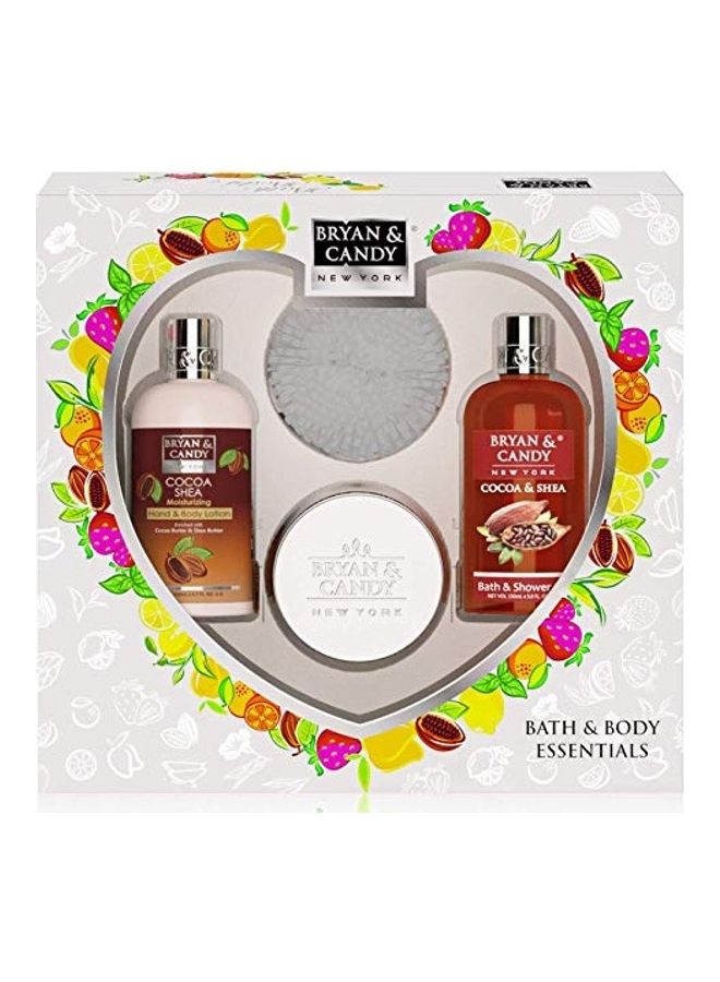 BRYAN & CANDY 4-Piece Cocoa Shea Bath And Body Set Clear 150ml  - Image 1