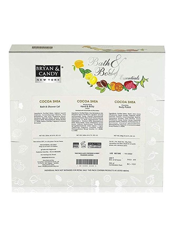 BRYAN & CANDY 4-Piece Cocoa Shea Bath And Body Set Clear 150ml  - Image 4
