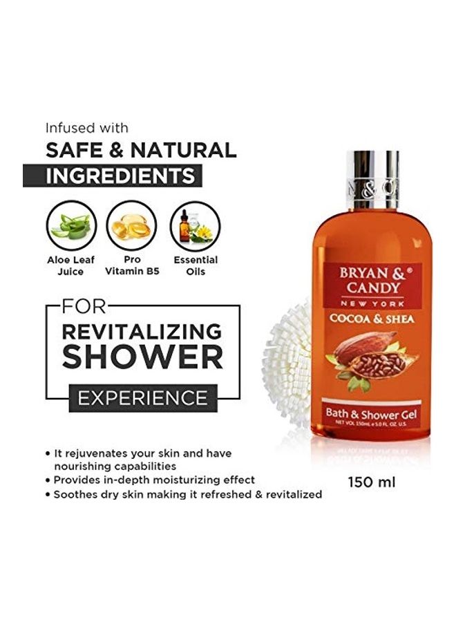 BRYAN & CANDY 4-Piece Cocoa Shea Bath And Body Set Clear 150ml  - Image 5