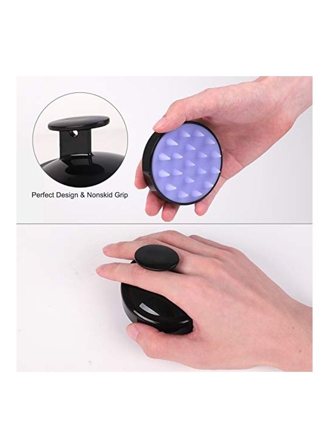 Heeta Hair Shampoo Brush Black/Purple - Image 1