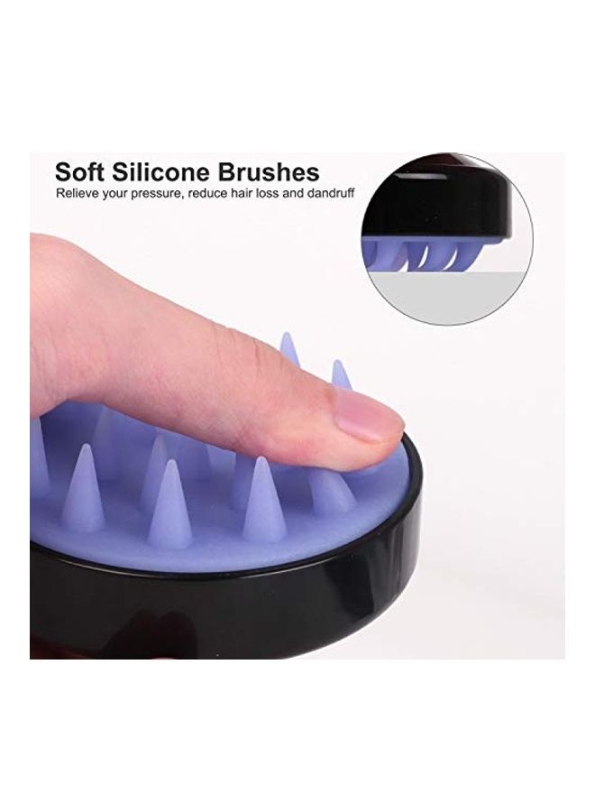 Heeta Hair Shampoo Brush Black/Purple - Image 2