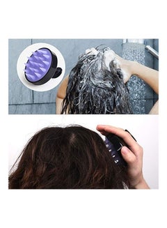Heeta Hair Shampoo Brush Black/Purple  - Image 4