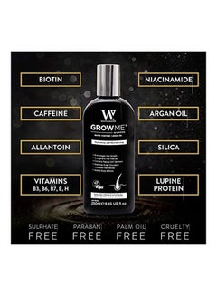 Watermans 2-Piece Hair Growth Shampoo and Conditioner Set Black/White 2 x 250ml  - Image 3