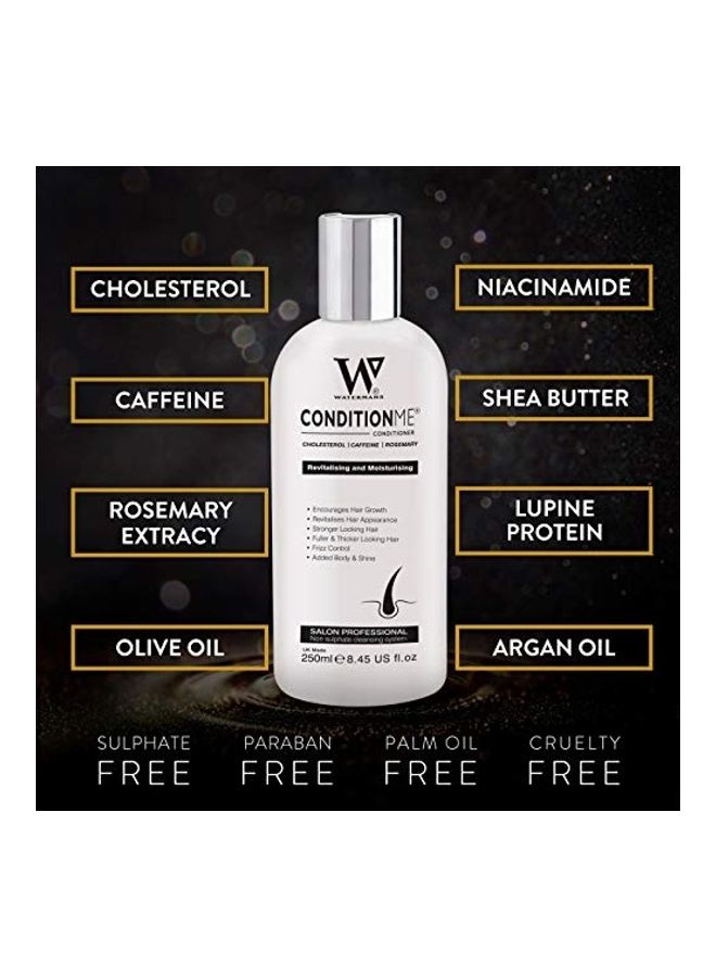 Watermans - 2-Piece Hair Growth Shampoo and Conditioner Set Black/White 2 x 250ml - Image 1
