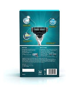 Gillette Mach 3 Shaving Razor With Cartridge Silver  - Image 3