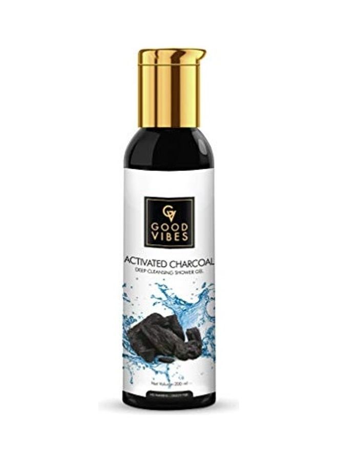 Activated Charcoal Deep Cleansing Shower Gel Black 200ml