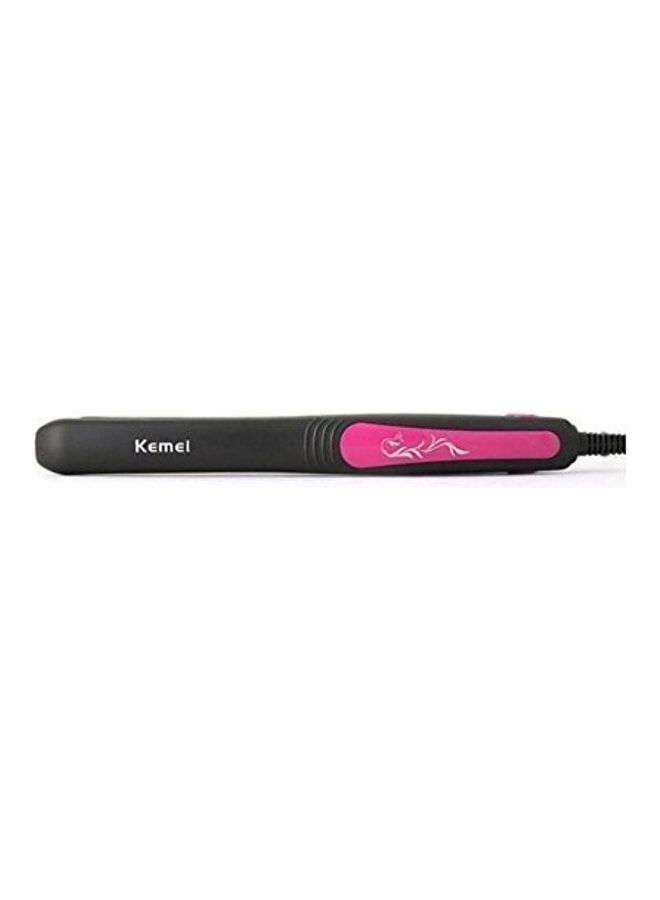 Kemei Professional Hair Straightener Pink/Black - Image 2