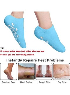 we3 SPA Silicone Gel Socks Blue  - Image 2