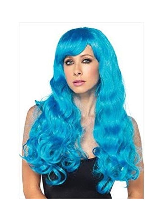 Kriwin Synthetic Long Hair Wig Blue - Image 1