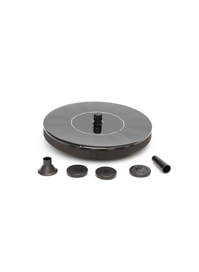 Generic Portable Floating Solar Powered Water Fountain Pump Black  - Image 2