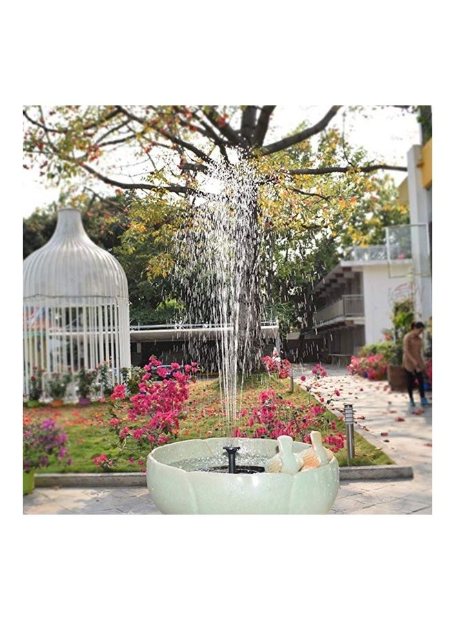 Generic Portable Floating Solar Powered Water Fountain Pump Black  - Image 5