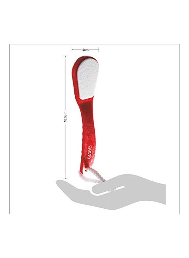 GUBB Ceramic Stone Pedicure Tool Red/Grey - Image 4