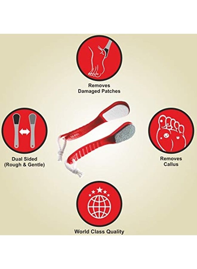 GUBB Ceramic Stone Pedicure Tool Red/Grey - Image 5