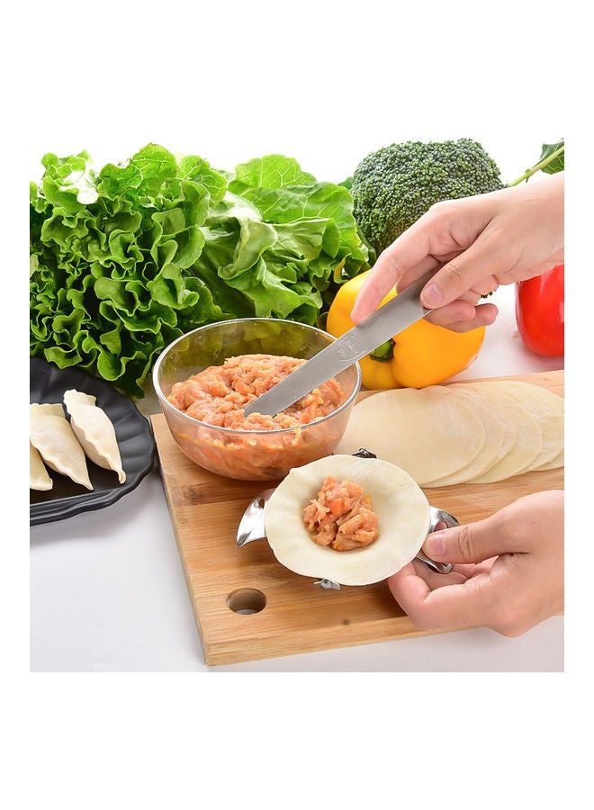 أداة صنع الزلابية من الستانلس ستيل فضي 10.5 x 7.0 x 3.5سم - Image 2