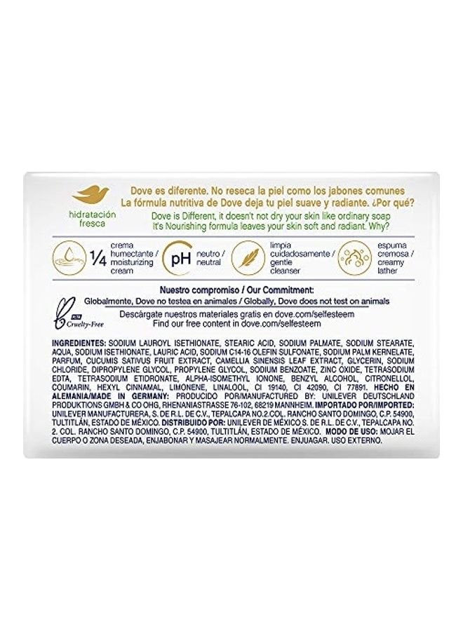 دوف مجموعة ألواح صابون جو فريش تاتش بيوتي مكونة من 3 قطع شفاف 135جرام - Image 2