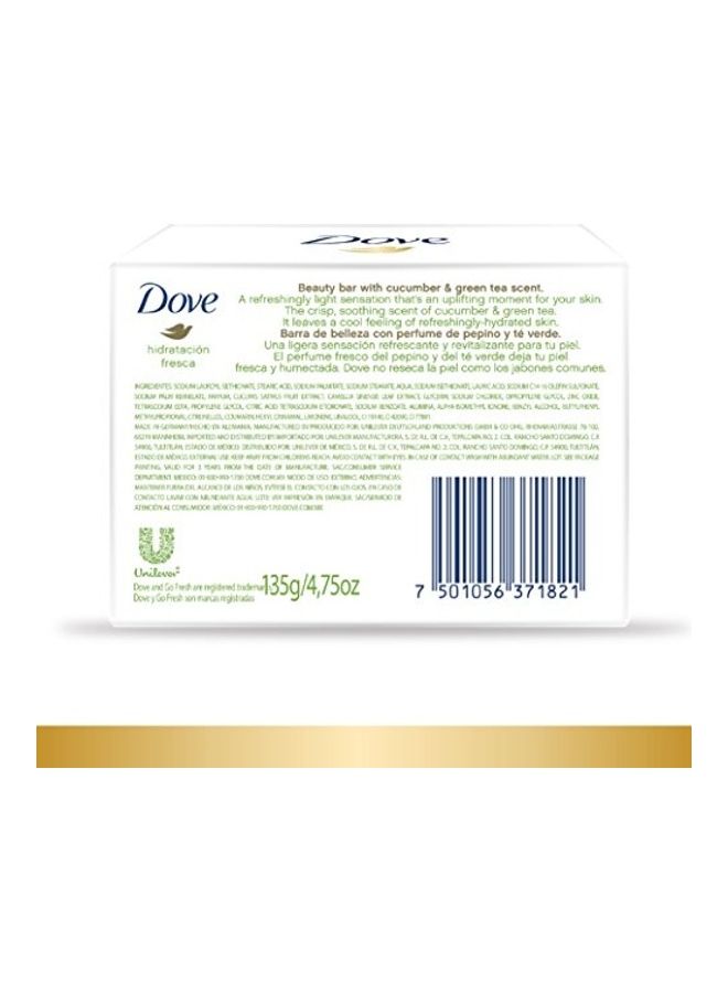 دوف مجموعة ألواح صابون جو فريش تاتش بيوتي مكونة من 3 قطع شفاف 135جرام - Image 3