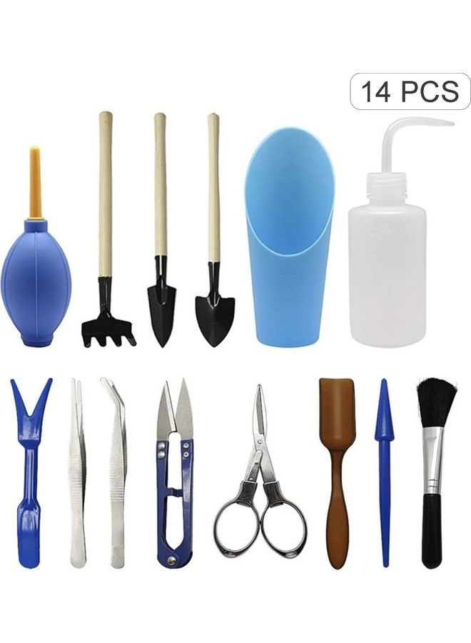 Generic 14-Piece Garden Planting Tool Set Multicolour  - Image 1