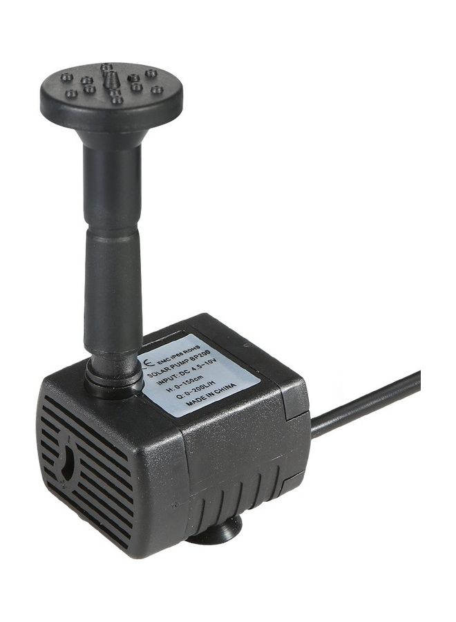 Generic Solar Powered Water Pump Black  - Image 2