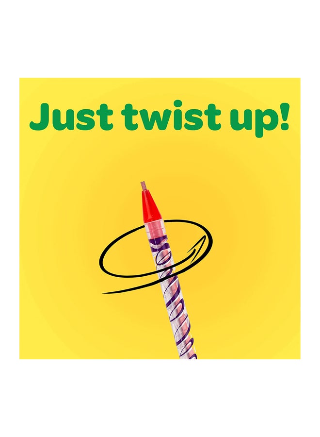 Crayola 18-Piece Twistable Colored Pencils red/blue/green - Image 3