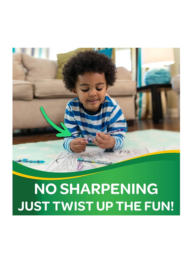 Crayola 18-Piece Twistable Colored Pencils red/blue/green - Image 4