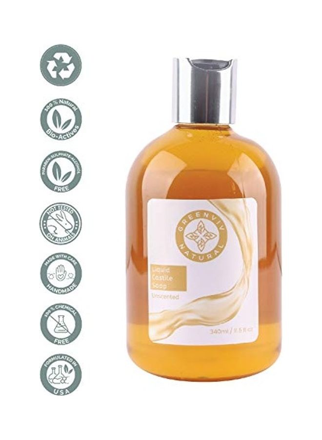 جرينفيف Liquid Castile Soap Yellow 340ml - Image 4