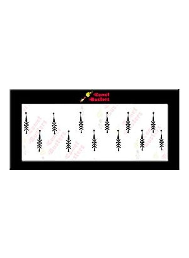 Comet Busters Designer Bindi Set Black - Image 3