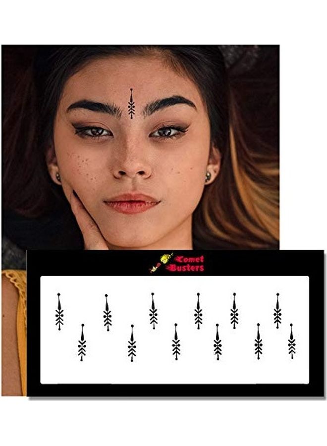 Comet Busters Designer Bindi Set Black - Image 4
